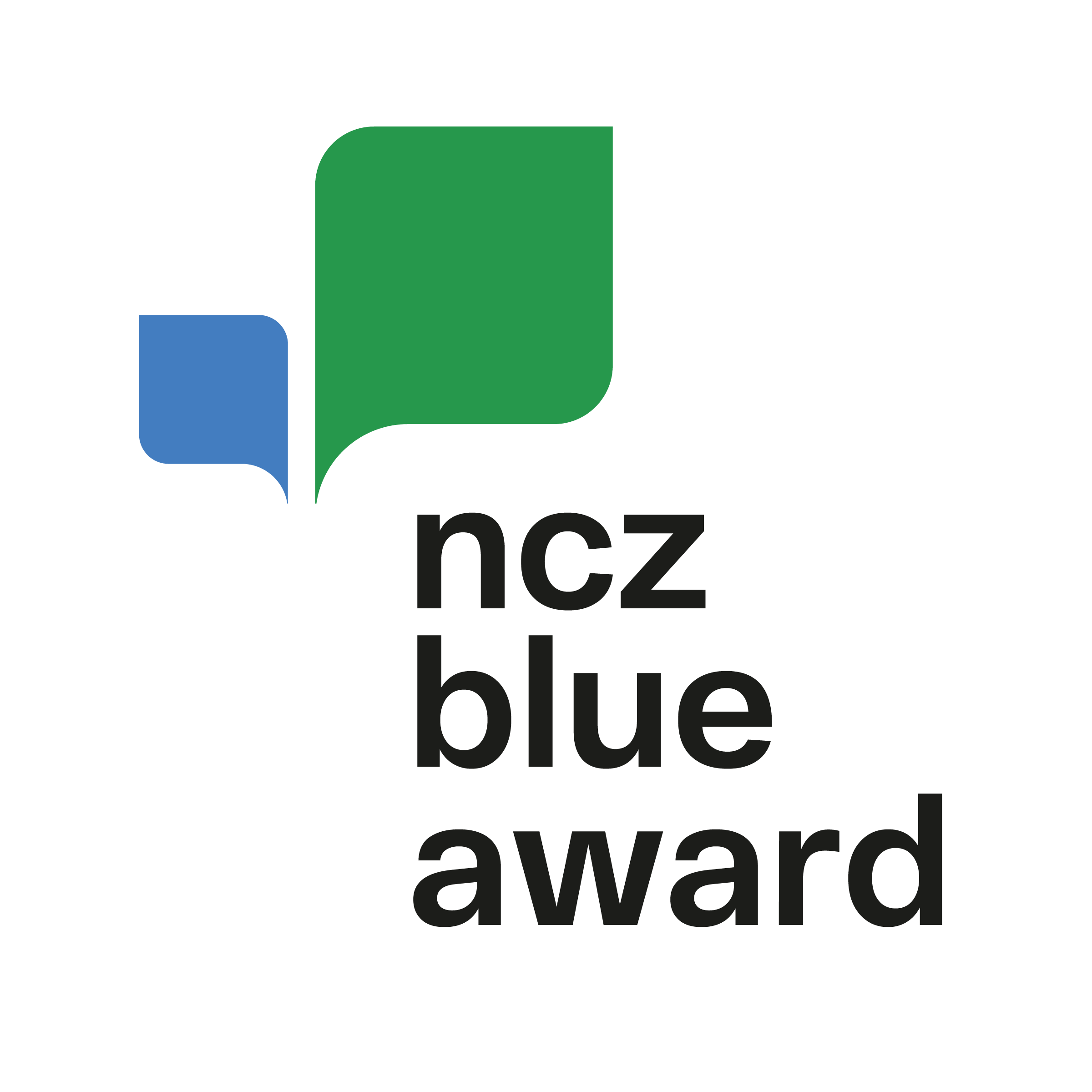NCZ Blue Award badge