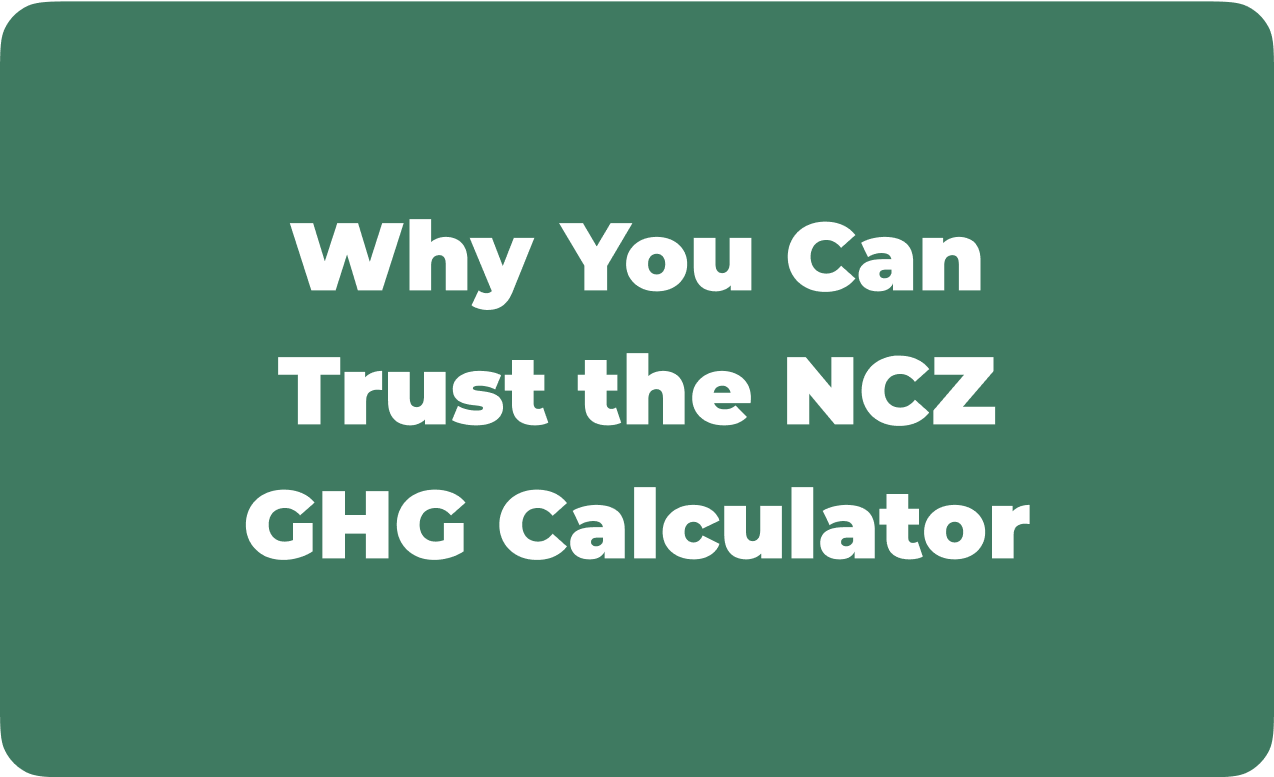 Industry trusted carbon calculator